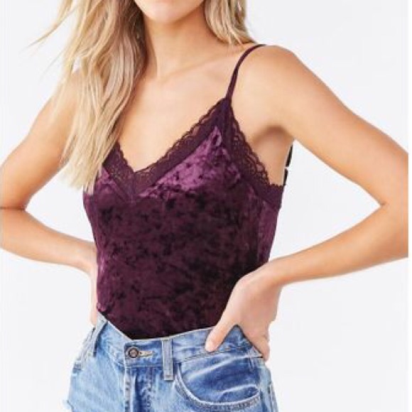 forever 21 lace trim cami